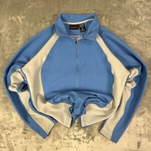 Marmot Light Blue N25 Windstopper 1/2-zip Pullover Sweatshirt Size Small